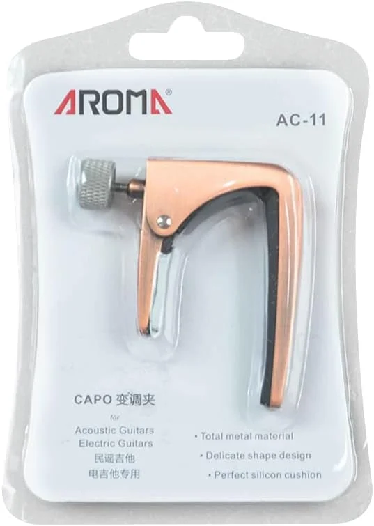 گیره گیتار ایرومی مدل AC-11 آلیاژ روی برای گیتارهای آکوستیک و الکتریک، برنز منحصربفرد