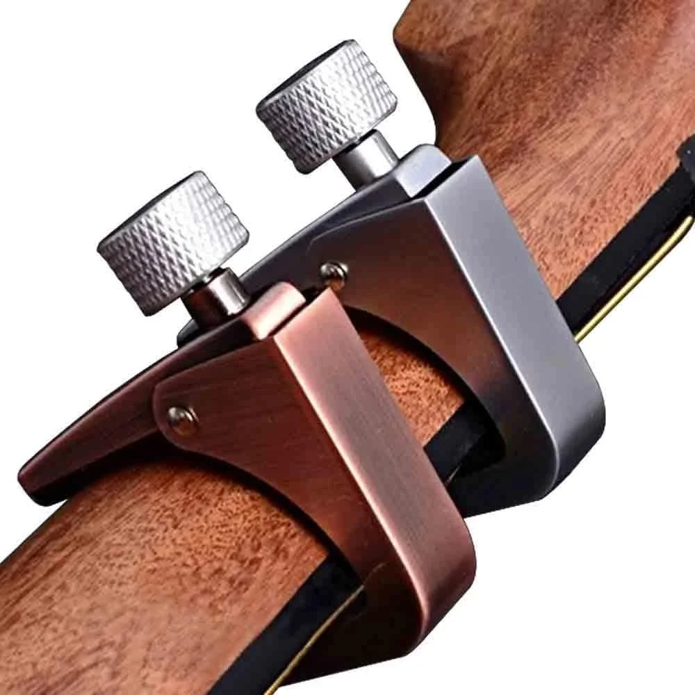 گیره گیتار ایرومی مدل AC-11 آلیاژ روی برای گیتارهای آکوستیک و الکتریک، برنز منحصربفرد