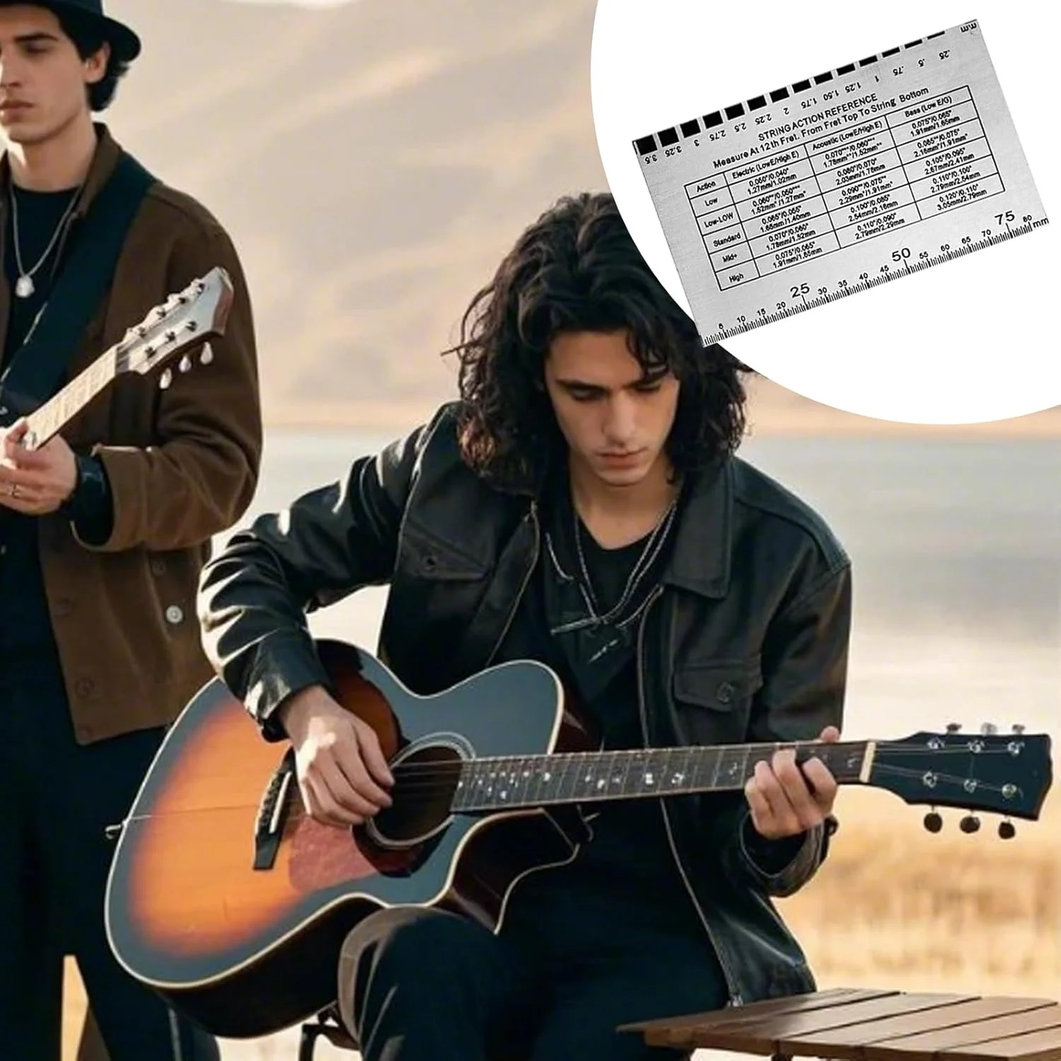 ابزار اندازه گیری اکشن گیتار، کیت تنظیم گیتار - ابزار دقیق برای تنظیم اکشن سیم گیتار الکتریک، آکوستیک و باس، مناسب برای سفر، فضای باز، منزل، متخصصان و علاقه مندان ابزار اندازه گیری اکشن گیتار، کیت تنظیم گیتار - ابزار دقیق برای تنظیم اکشن سیم گیتار الکتریک، آکوستیک و باس، مناسب برای سفر، فضای باز، منزل، متخصصان و علاقه مندان