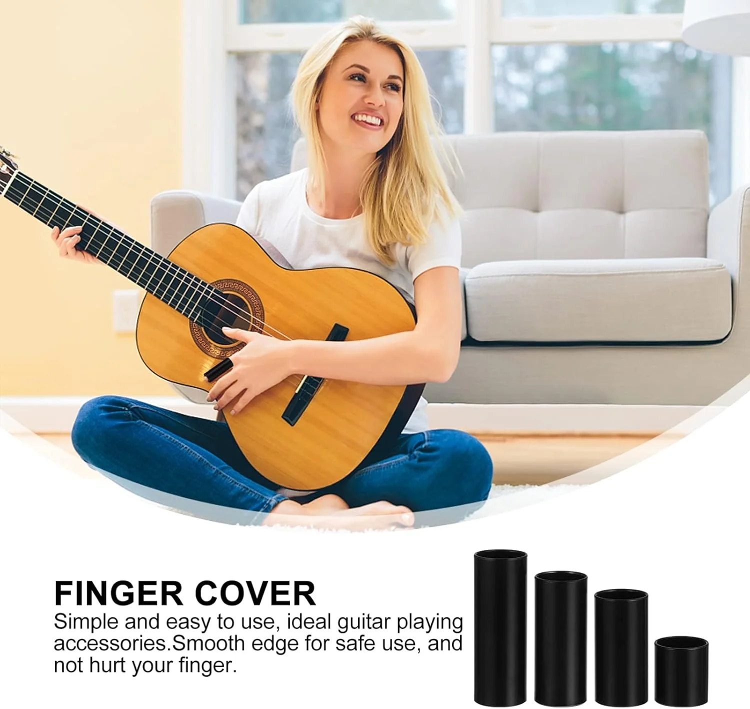 4 عدد اسلاید گیتار شیشه ای و استیل ضد زنگ برای گیتار الکتریک آکوستیک و باس