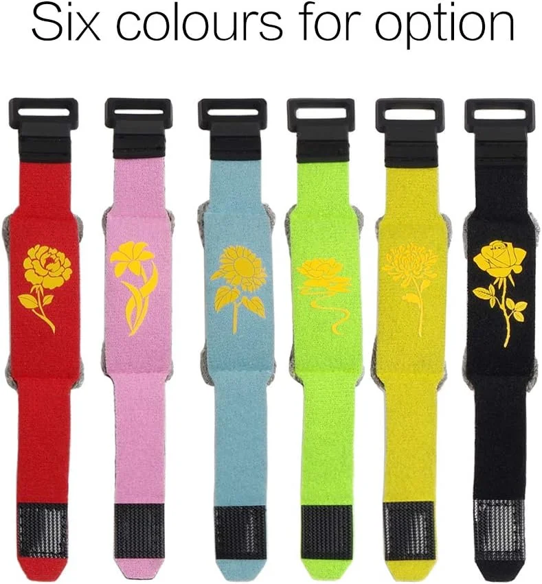 خفه کن سیم گیتار، خفه کن سیم گیتار فرت بورد 18 سانتی متری با طرح گل زیبا برای گیتارهای آکوستیک الکتریک 6 سیم استاندارد