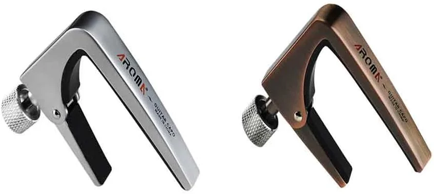 کوکو گیتار Aroma AC-11 آلیاژ روی برای گیتارهای آکوستیک و الکتریک - نقره ای