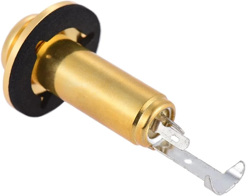 فیش خروجی آمپلی فایر گیتار آکوستیک الکتریک Fawoonu، جنس مس با پیچ، سایز 6.35mm (1/4 اینچ)، لوازم جانبی و قطعات گیتار فیش خروجی آمپلی فایر گیتار آکوستیک الکتریک Fawoonu، جنس مس با پیچ، سایز 6.35mm (1/4 اینچ)، لوازم جانبی و قطعات گیتار