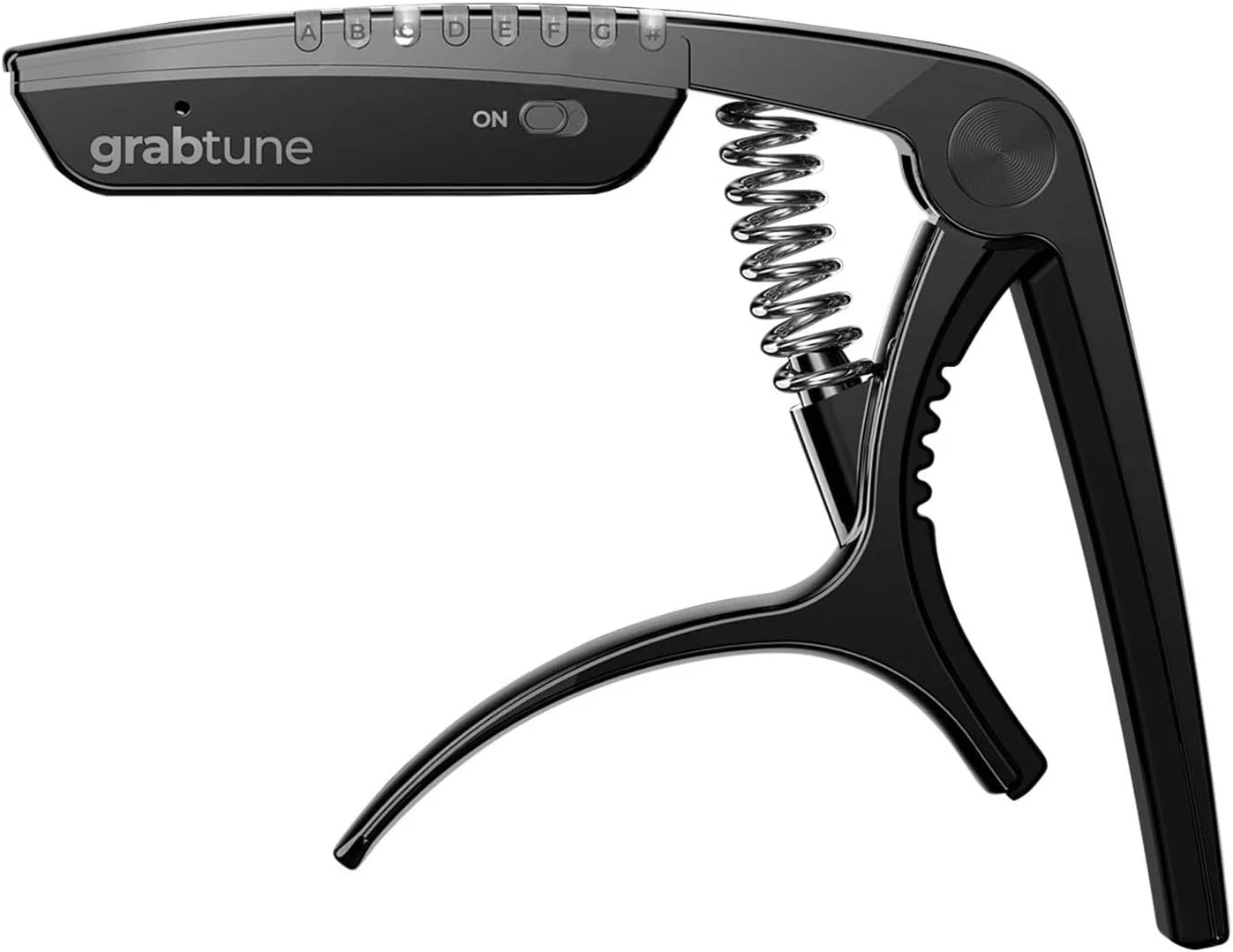 کوپو و تیونر گیتار چند منظوره 2 در 1 Fawoonu GRABTUNE GT-100 آلیاژ روی، باتری داخلی، نشانگرهای LED RGB برای گیتار الکتریک، گیتار آکوستیک، گیتار فولک، یوکللی