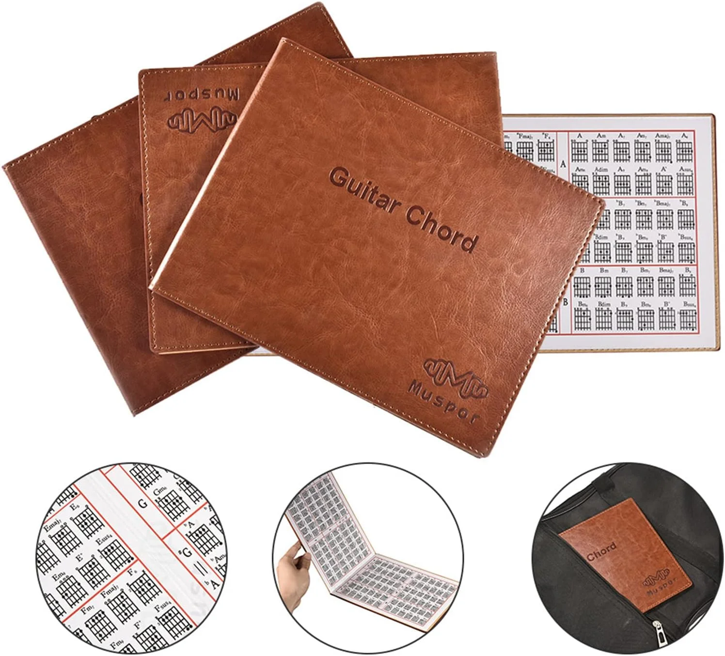 کتاب آکورد گیتار 6 سیم آکوستیک/کلاسیک/الکتریک