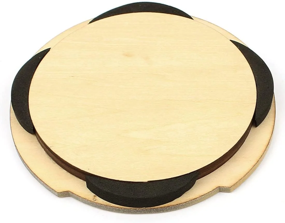 مسدود کننده فیدبک گیتار آکوستیک الکتریک XYWHPGV با طرح گره‌دار توخالی، محافظ بلوک حفره صدا چوبی (82644 0485b d19d6 bb64f 5785b ae213