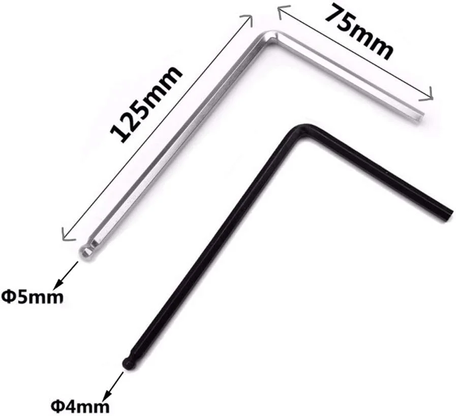 آچار گیتار 2 عددی، سر توپی مشکی 4 میلی متری، سر توپی نقره ای 5 میلی متری، طول 125 میلی متر، عرض 75 میلی متر، ابزار آچار فلزی، آچار آلن گیتار، برای گیتار آکوستیک آچار گیتار 2 عددی، سر توپی مشکی 4 میلی متری، سر توپی نقره ای 5 میلی متری، طول 125 میلی متر، عرض 75 میلی متر، ابزار آچار فلزی، آچار آلن گیتار، برای گیتار آکوستیک