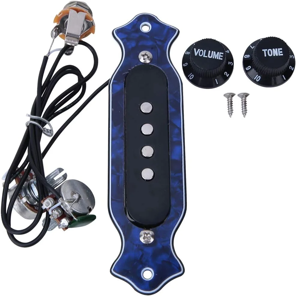 سیم پیچ مسی برای گیتار آکوستیک، مدار گیتار، مناسب نوازندگان گیتار (آبی)