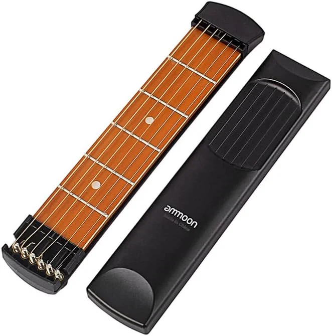 گیتار جیبی، ابزار تمرین گیتار آکوستیک جیبی قابل حمل، مربی آکورد 6 سیم 6 فرت مدل برای مبتدی گیتار جیبی، ابزار تمرین گیتار آکوستیک جیبی قابل حمل، مربی آکورد 6 سیم 6 فرت مدل برای مبتدی