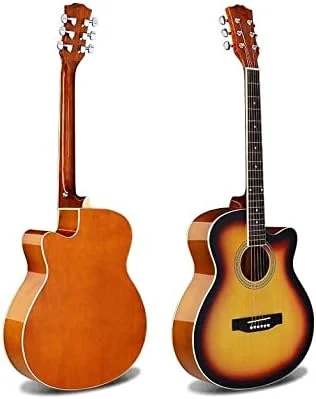 گیتار آکوستیک 40 اینچی به همراه کیف، بند و پایه گیتار آکوستیک 40 اینچی به همراه کیف، بند و پایه