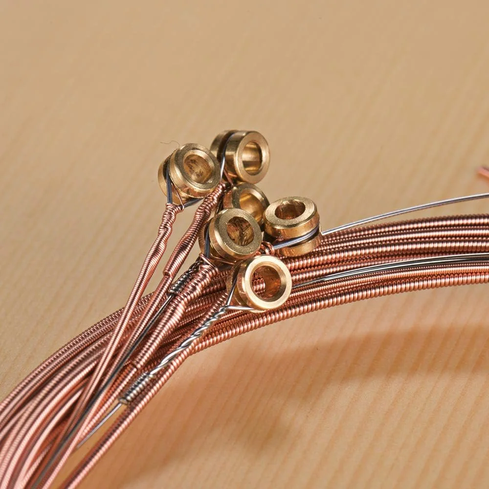 مجموعه سیم گیتار آکوستیک Pepisky، هسته فولادی با روکش آلیاژ مس، مجموعه 6 عددی مجموعه سیم گیتار آکوستیک Pepisky، هسته فولادی با روکش آلیاژ مس، مجموعه 6 عددی