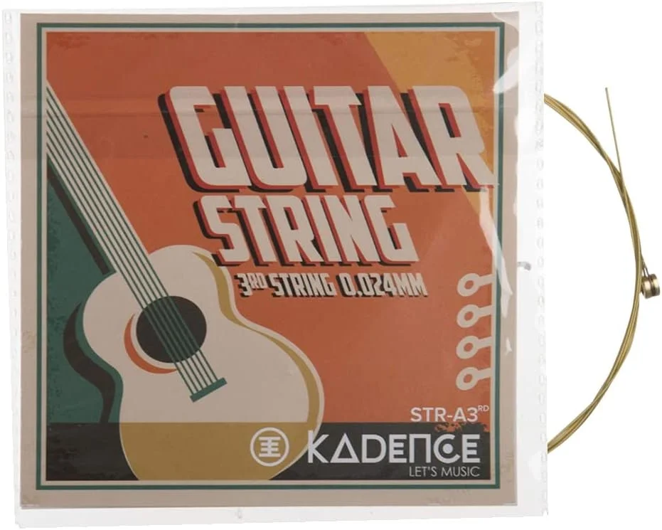 سیم سوم گیتار آکوستیک کادنس مدل STRA-3RD بسته 3 عددی