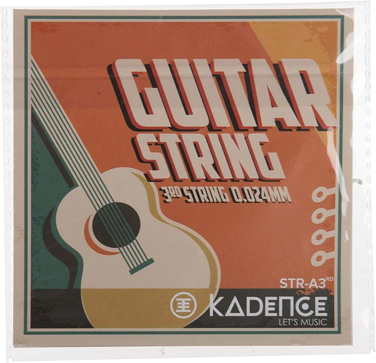 سیم سوم گیتار آکوستیک کادنس مدل STRA-3RD بسته 3 عددی سیم سوم گیتار آکوستیک کادنس مدل STRA-3RD بسته 3 عددی