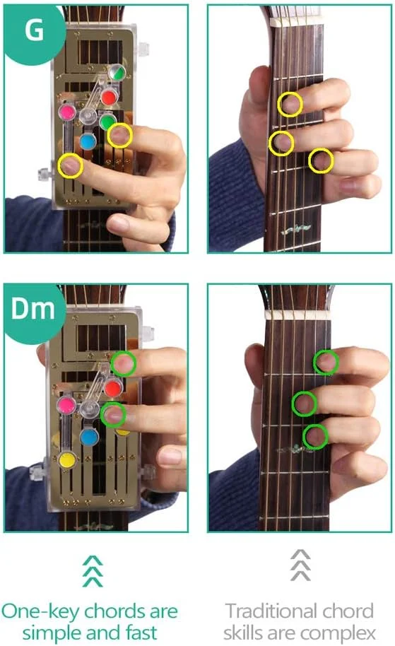 سیستم آموزش گیتار، ابزار کمک آموزشی آکورد گیتار آکوستیک برای مبتدیان، لوازم جانبی سیستم آموزش گیتار