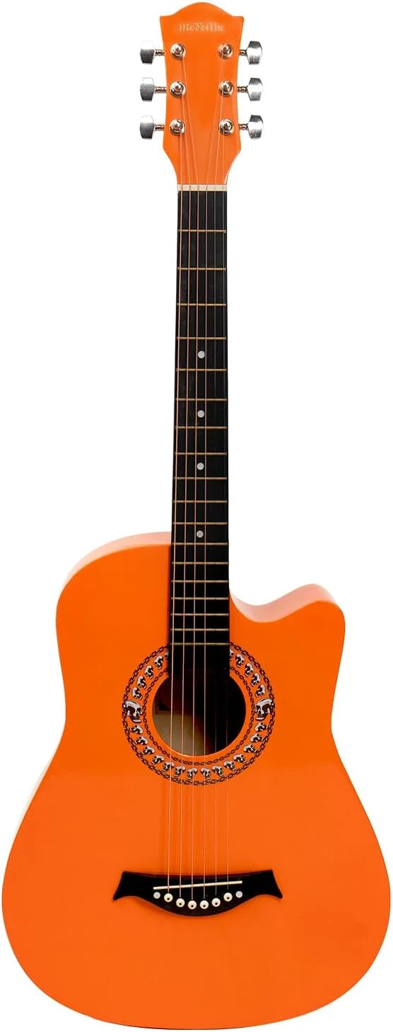 گیتار آکوستیک مدل Medellin (همراه با دوره آموزشی گیتار) نارنجی نئون (پکیج، سیم، کیف، پیک و دوره آموزشی گیتار) گیتار آکوستیک مدل Medellin (همراه با دوره آموزشی گیتار) نارنجی نئون (پکیج، سیم، کیف، پیک و دوره آموزشی گیتار)