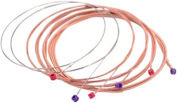 سیم گیتار آکوستیک Journey Instruments - JPBM-12 فسفر برنز با پوشش نانو، سیم با استحکام کششی بالا، سبک، 12-53 - ایده آل برای گیتارهای مسافرتی تاشو Journey