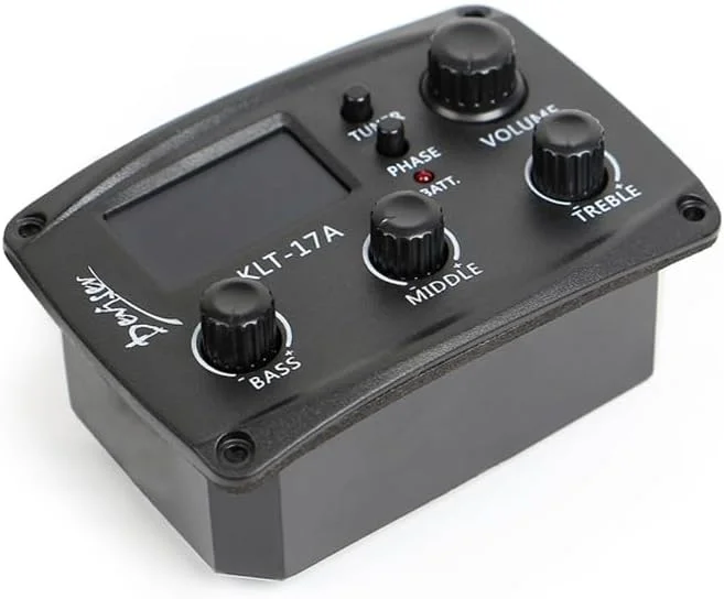 پیکاپ گیتار آکوستیک Joleritc، پیکاپ گیتار کلاسیک فُلک، نمایشگر LCD با اکولایزر 4 باندی برای لوازم جانبی ساز گیتار فُلک