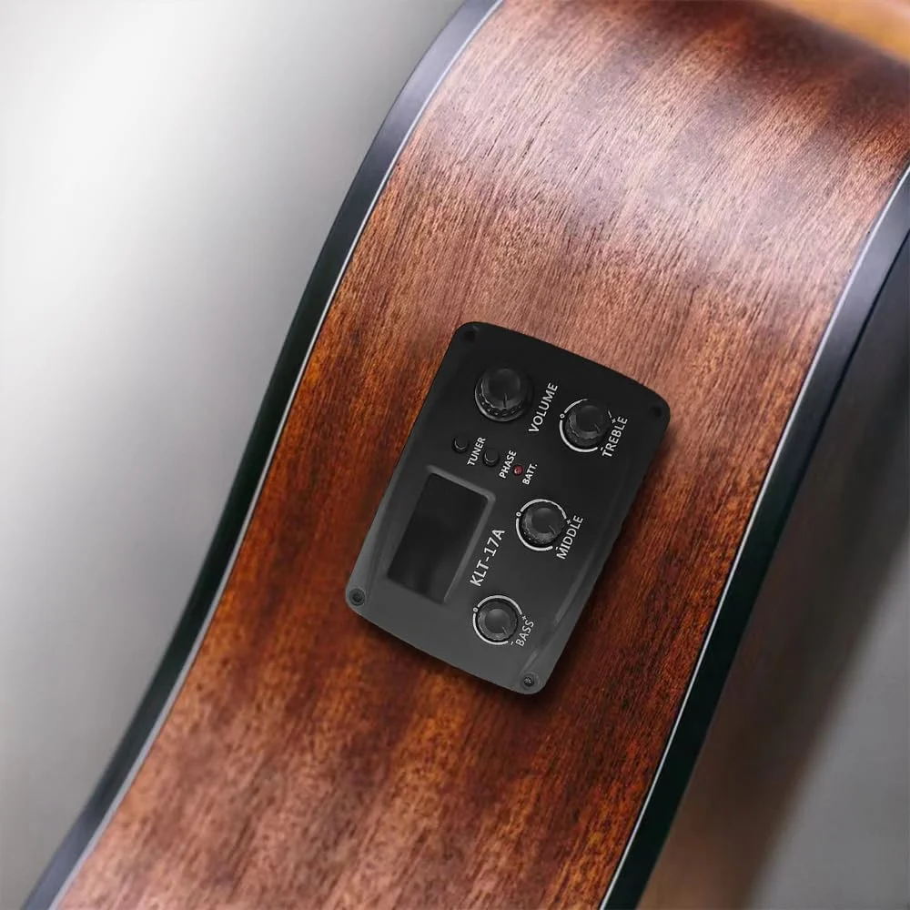 پیکاپ گیتار آکوستیک Joleritc، پیکاپ گیتار کلاسیک فُلک، نمایشگر LCD با اکولایزر 4 باندی برای لوازم جانبی ساز گیتار فُلک پیکاپ گیتار آکوستیک Joleritc، پیکاپ گیتار کلاسیک فُلک، نمایشگر LCD با اکولایزر 4 باندی برای لوازم جانبی ساز گیتار فُلک