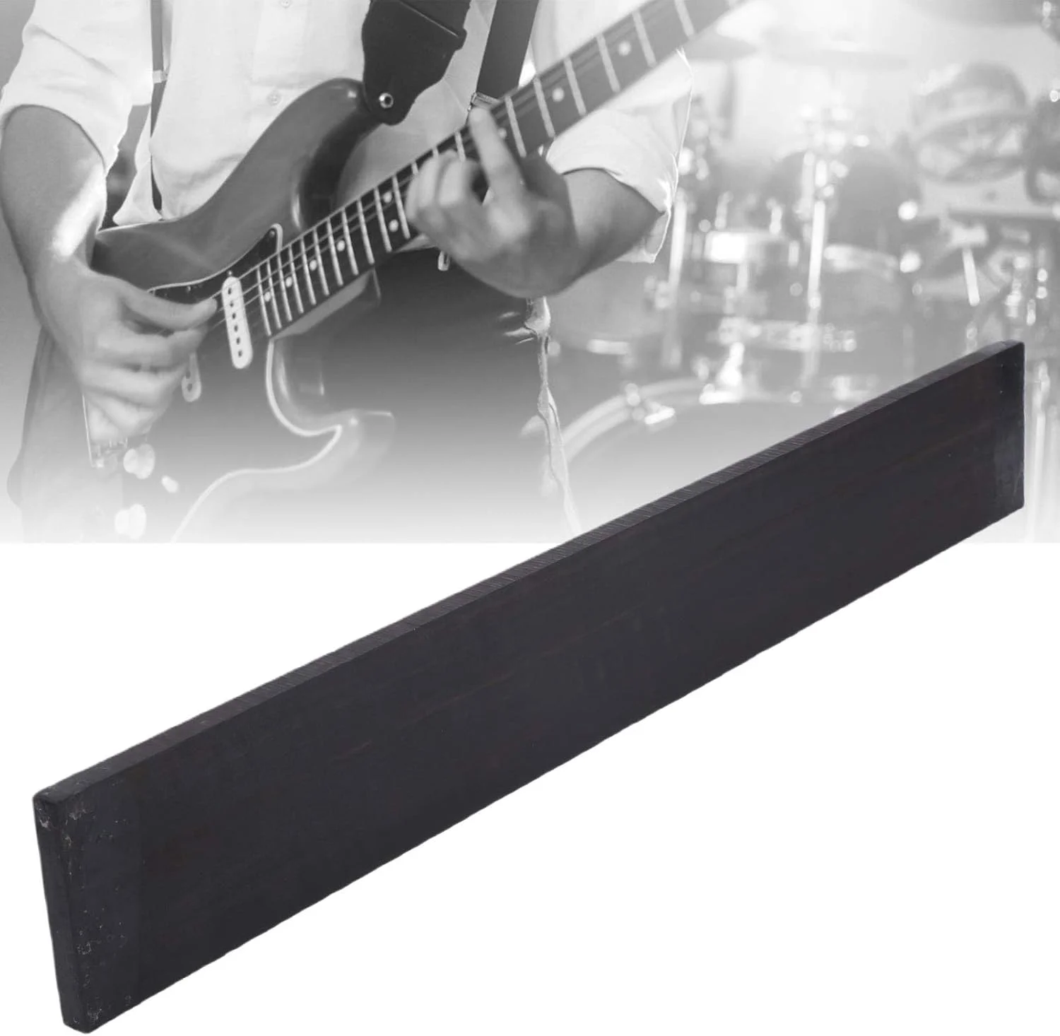 صفحه انگشت‌گذاری گیتار آبنوس برای گیتار آکوستیک، یوکللی و لوازم جانبی آلات موسیقی DIY