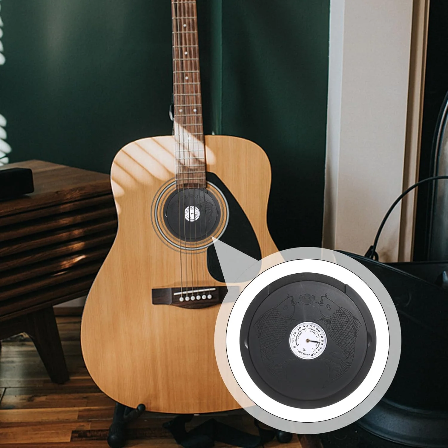 پوشش حفره صدای گیتار آکوستیک Fawoonu رطوبت ساز رطوبت سنج گیتار، مرطوب کننده گیتار، خفه کن گیتار، پوشش حفره صدا، لوازم جانبی گیتار برای گیتار آکوستیک فولک پوشش حفره صدای گیتار آکوستیک Fawoonu رطوبت ساز رطوبت سنج گیتار، مرطوب کننده گیتار، خفه کن گیتار، پوشش حفره صدا، لوازم جانبی گیتار برای گیتار آکوستیک فولک