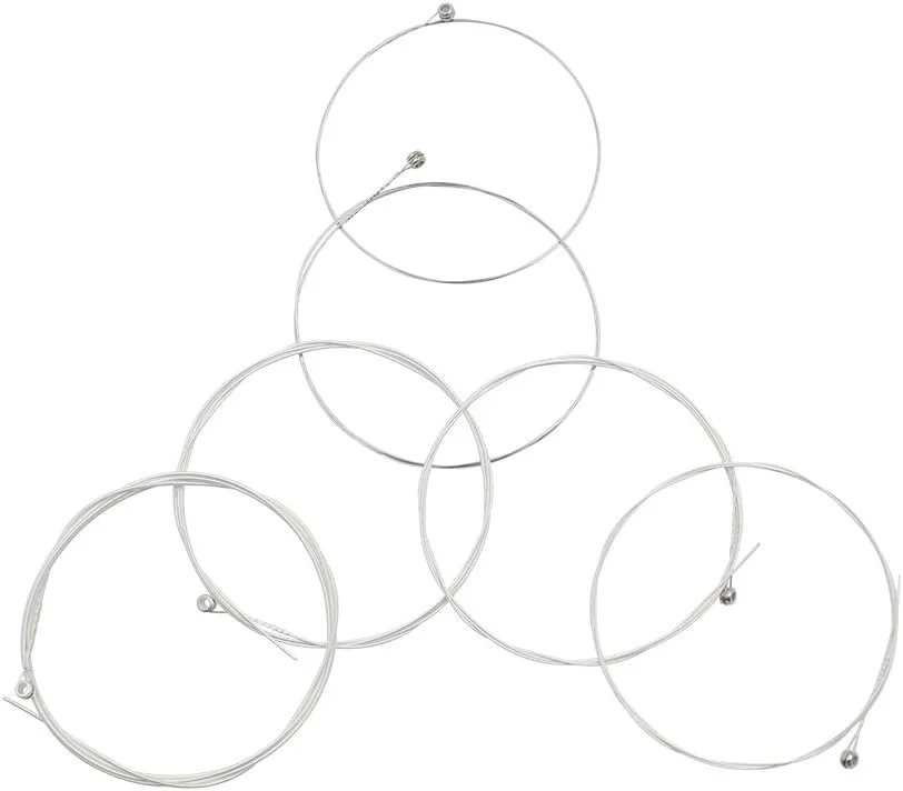 سیم گیتار آکوستیک، آلیاژ مس با روکش نقره فولاد ضد زنگ، سیم های گیتار آکوستیک از 1 تا 6 (0.010-.047)، مجموعه 6 عددی