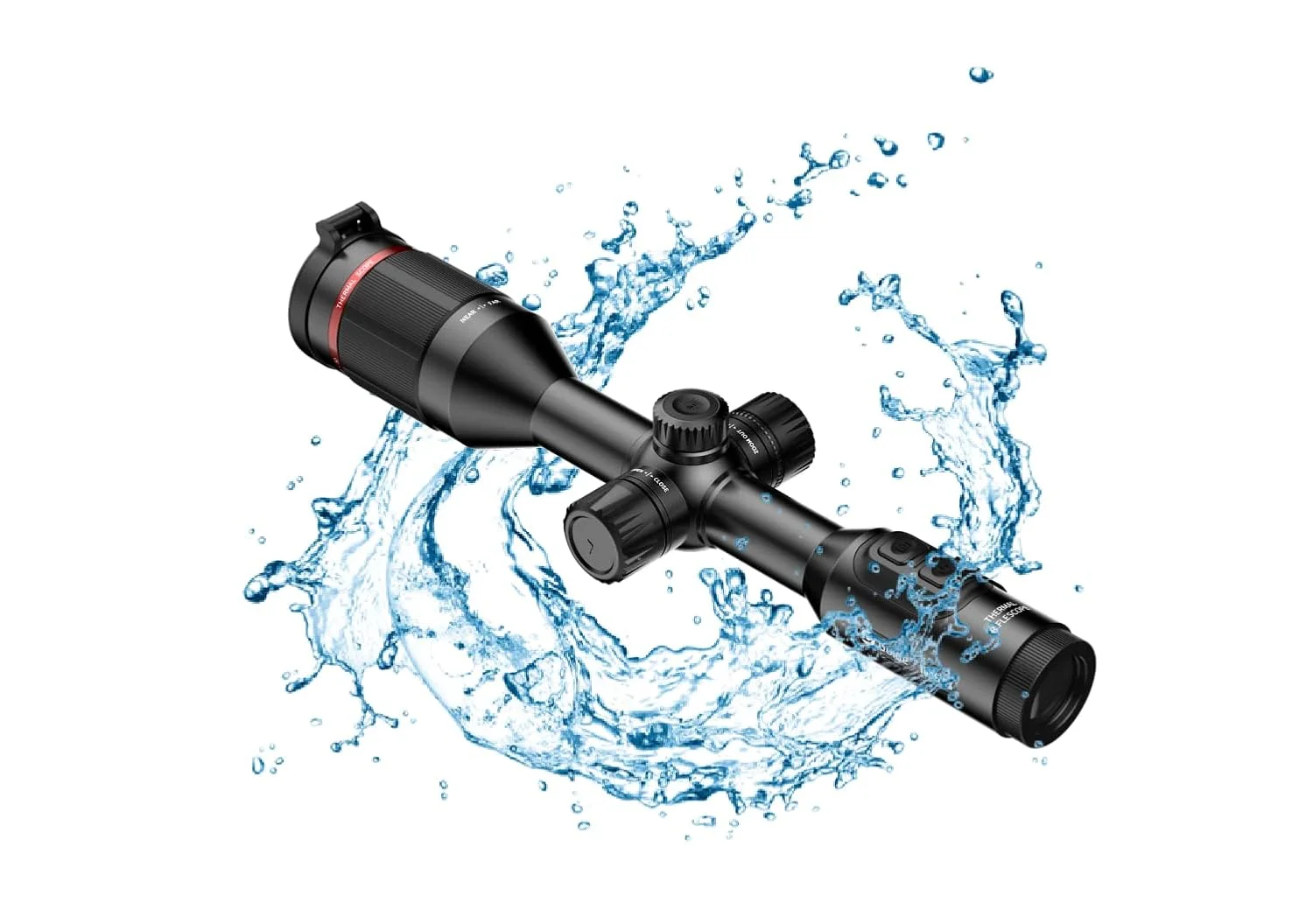 دوربین حرارتی تفنگ سری TU مدل TU420/430/450 IR400*300 و TU620/630/650 IR640*480، تک چشمی تلسکوپی حرارتی (TU630 IR640*480)