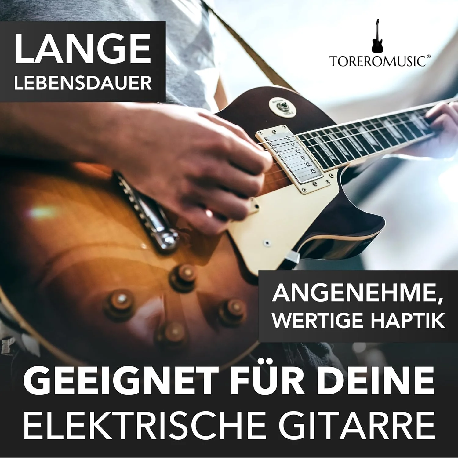 سیم گیتار الکتریک - سیم های گیتار الکتریک ممتاز برای گیتار الکتریک (مجموعه 6 عددی) شامل 3 پیک رایگان