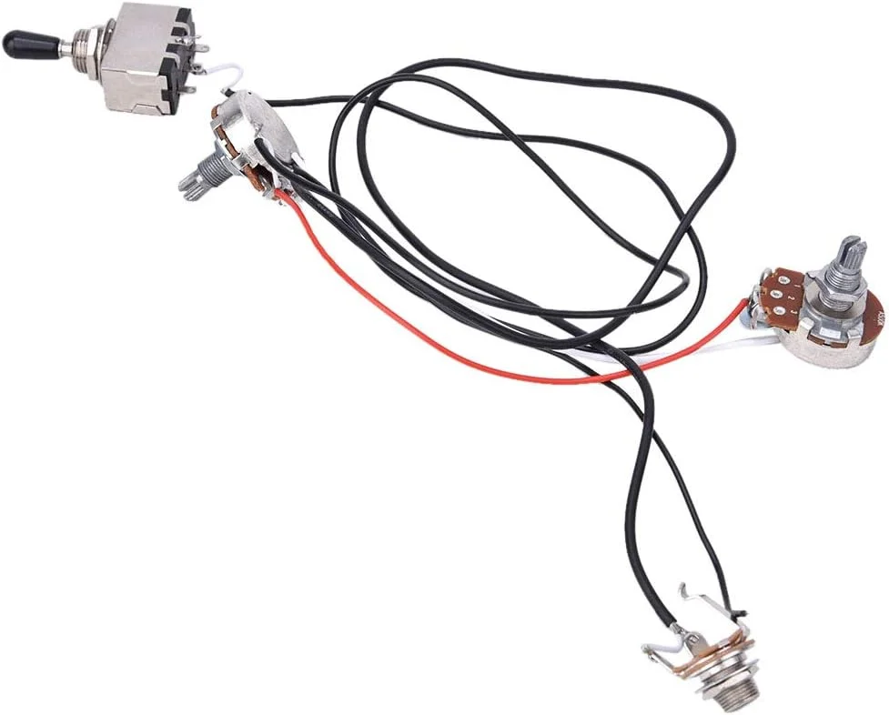 سیم کشی کاربردی گیتار الکتریک برای گیتار الکتریک با 2 پیکاپ هامباکر