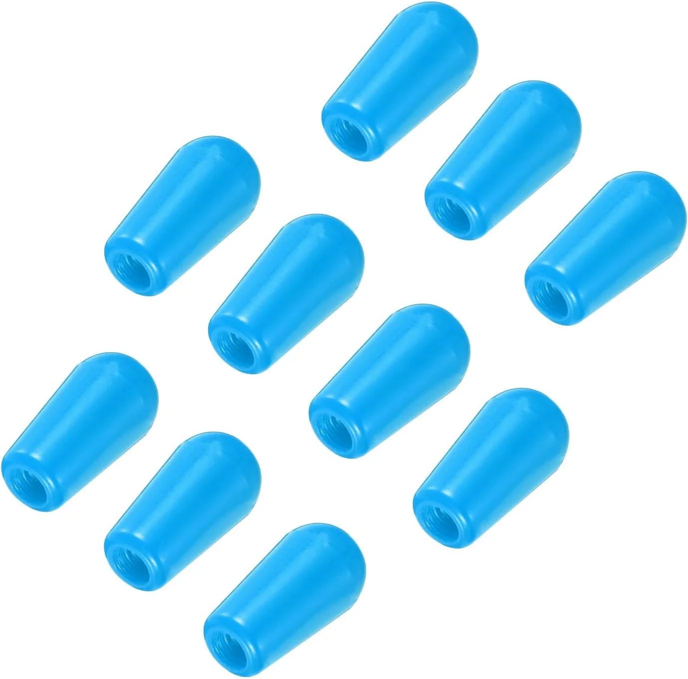 کوآرکزمان بسته 10 عددی سر سوئیچ 3 حالته گیتار M3.5 دکمه های سوئیچ پلاستیکی برای گیتار الکتریک LP، آبی روشن