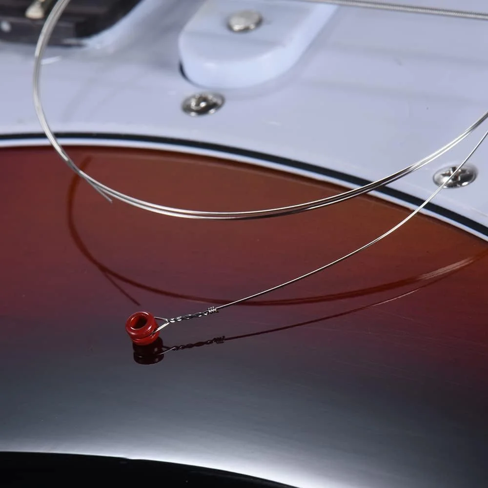 RX-2 بسته 10 عددی سیم تکی جایگزین برای گیتار الکتریک، سیم دوم B (.011)، آلیاژ نیکل، کشش فوق العاده سبک