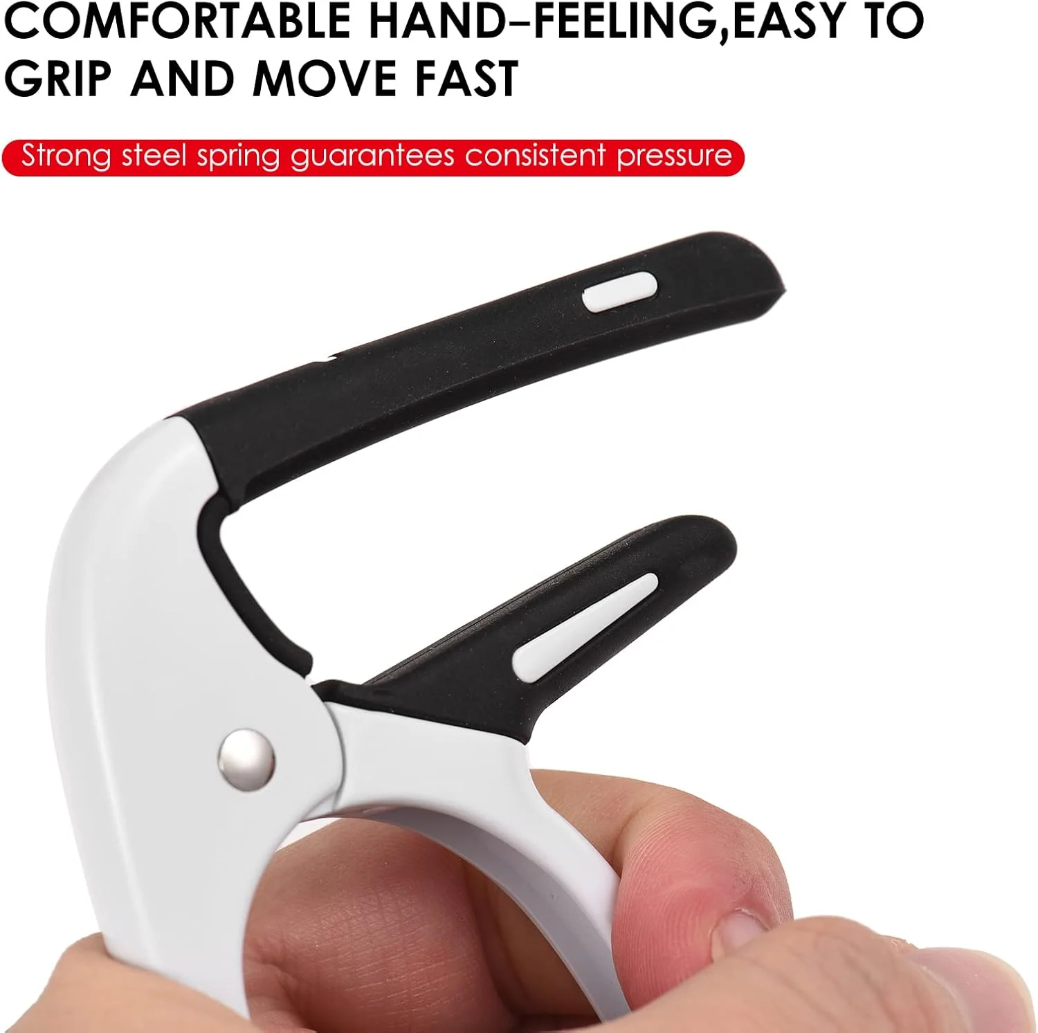 کوکو گیتار آلیاژ روی قابل حمل Pepisky با پیک گیتار برای گیتارهای آکوستیک الکتریک، یوکللی و ماندولین