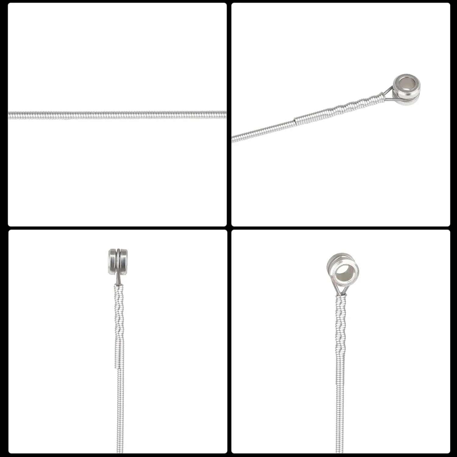 سیمهای ساز موسیقی OUNA، 6 عدد سیم گیتار الکتریک روکش نیکل با هسته فولادی و سر توپی، مجموعه 6 عددی سیم گیتار به صورت جداگانه بستهبندی شده برای گیتار الکتریک 009-042 اینچ سیمهای ساز موسیقی OUNA، 6 عدد سیم گیتار الکتریک روکش نیکل با هسته فولادی و سر توپی، مجموعه 6 عددی سیم گیتار به صورت جداگانه بستهبندی شده برای گیتار الکتریک 009-042 اینچ