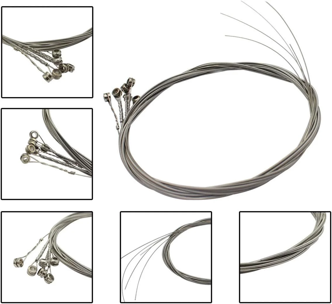 سیم گیتار الکتریک 3 ست کامل، تیونر گیتار، ابزار تعویض سیم گیتار، کاپو گیتار، پیک گیتار و سایر ابزارهای مفید