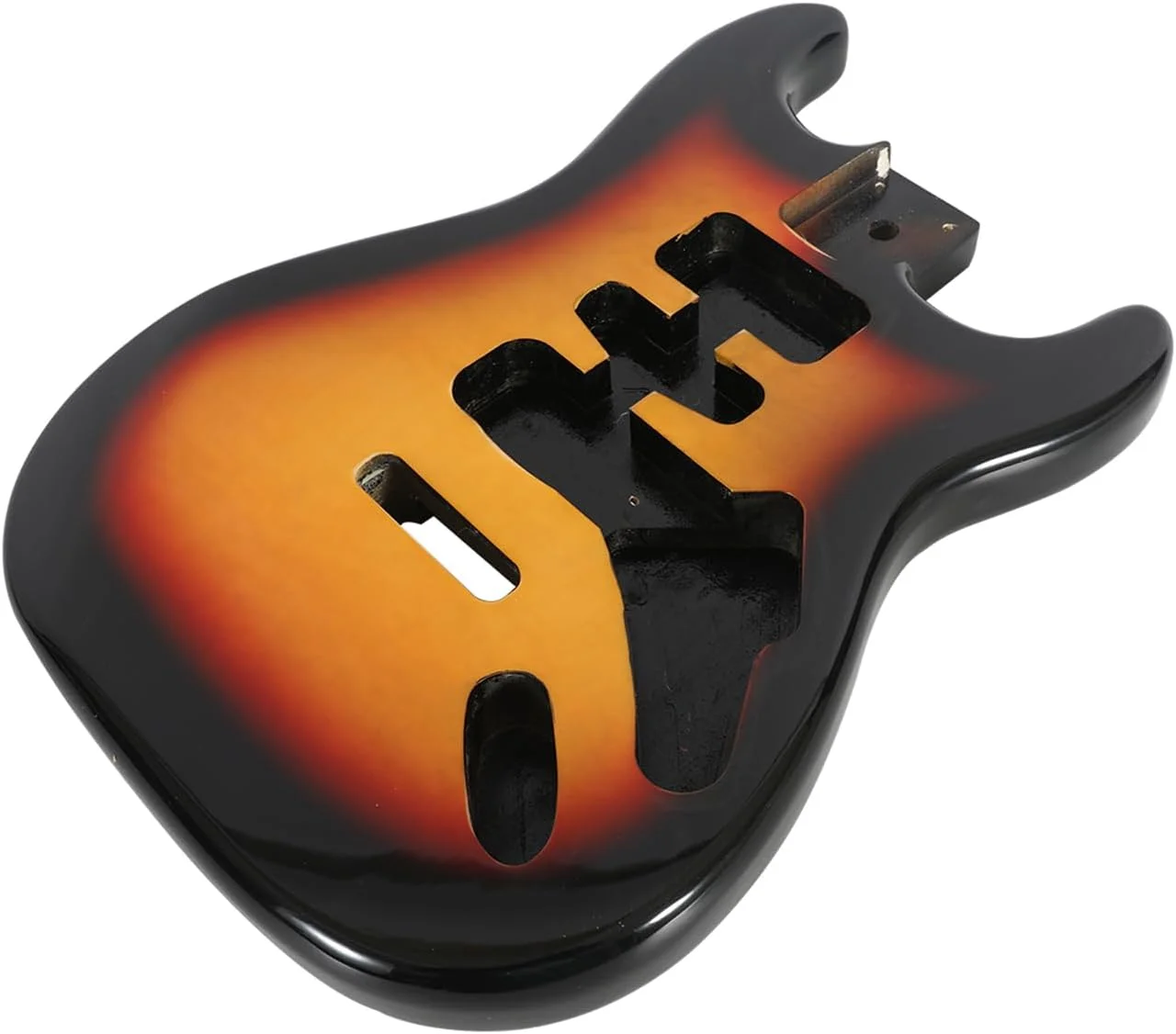 بدنه ناتمام گیتار الکتریک Joleritc، بدنه خام گیتار از چوب صنوبر، پوشش رنگ پلی استر، سازگار با 2 نوع پیکاپ، قطعات جایگزین بدنه گیتار