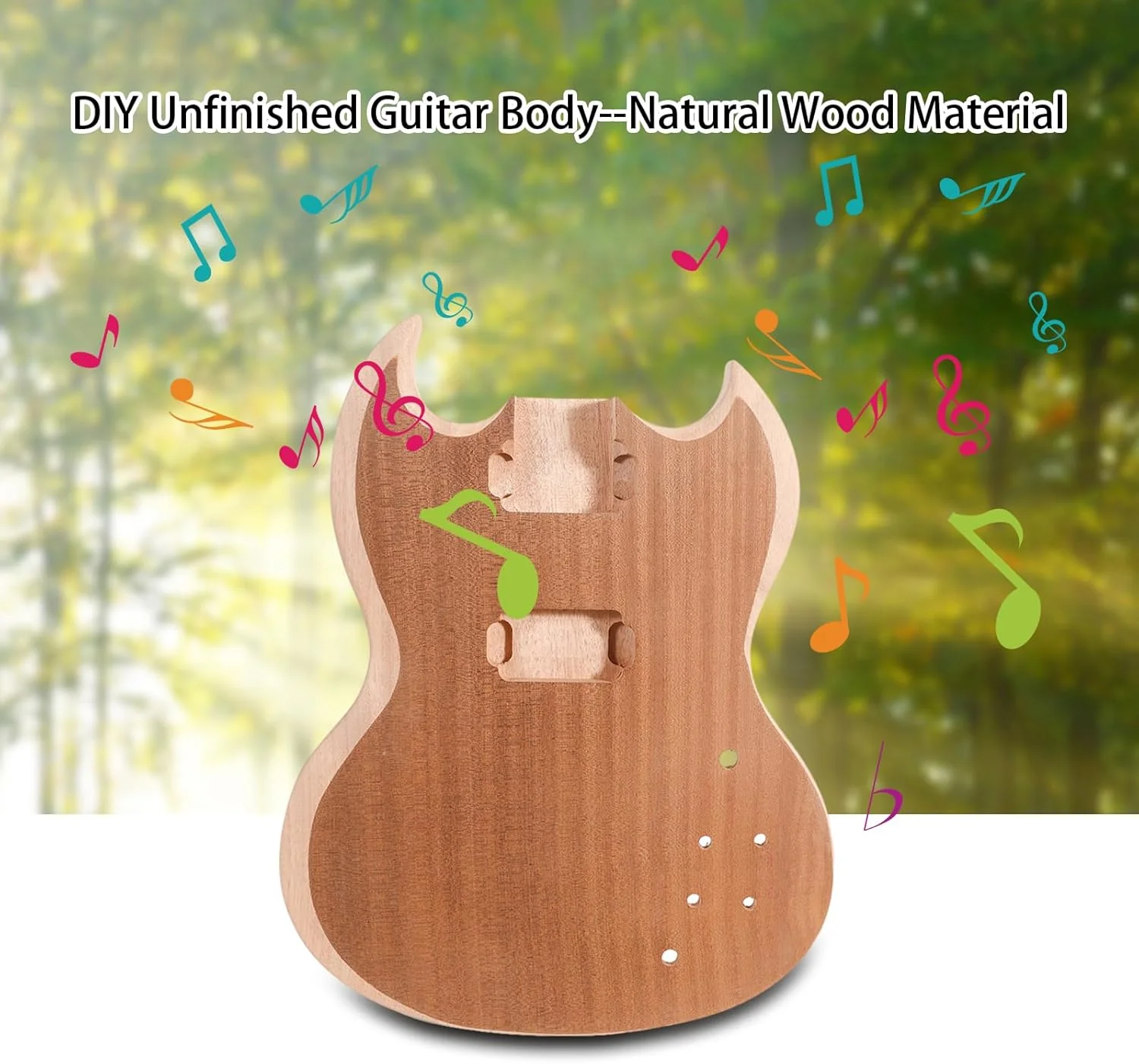 بدنه گیتار الکتریکی ناتمام Irovami، قطعات جایگزین بدنه چوبی گیتار