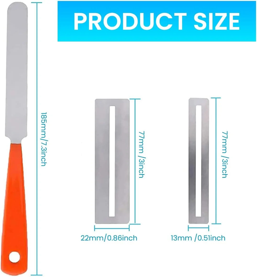 سوهان پرداخت لبه فرت گیتار HASTHIP® با طول 7.2 اینچ، جنس استیل ضد زنگ، ابزار تعمیر گیتار به همراه 2 محافظ دسته فرت، دسته ضد لغزش، صاف کننده لبه های تیز فرت، مناسب برای نگهداری گیتار آکوستیک و الکتریک