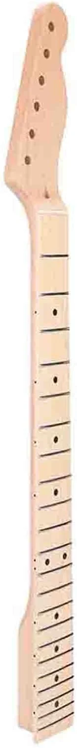 دسته گیتار الکتریک مدل TL، جنس افرا، نشانگر نقطه ای مشکی، 22 فرت (پشت خط میانی)