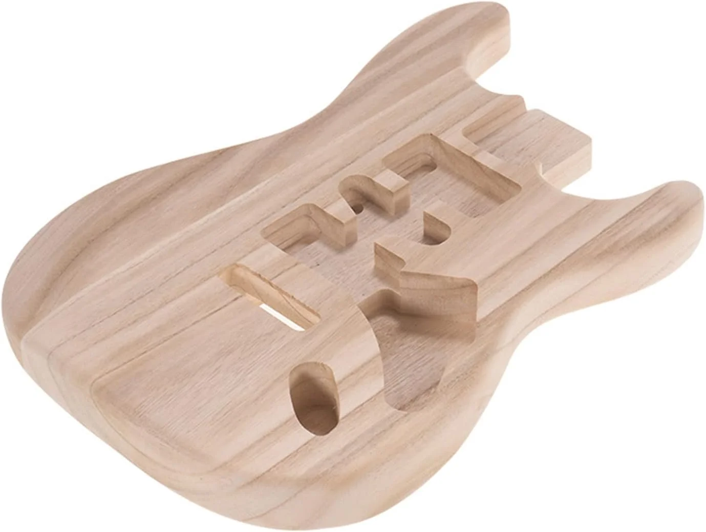 بدنه گیتار الکتریکی دست ساز ناتمام Fawoonu ST01-TM، قطعات جایگزین بدنه گیتار از جنس چوب کندو