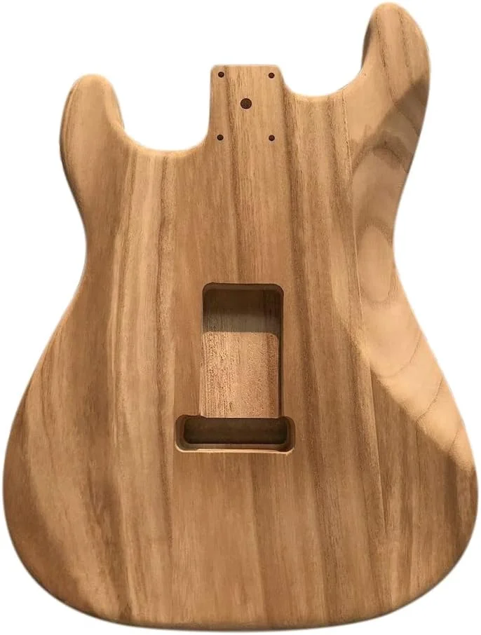 بدنه گیتار الکتریکی پرداخت شده Fawoonu از جنس چوب افرا، بدنه ناتمام گیتار الکتریکی