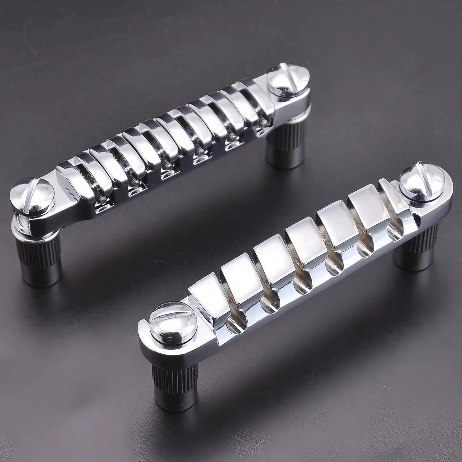 پل گیتار الکتریک 6 سیمه با زین های جداگانه و سیستم آویز از بالا