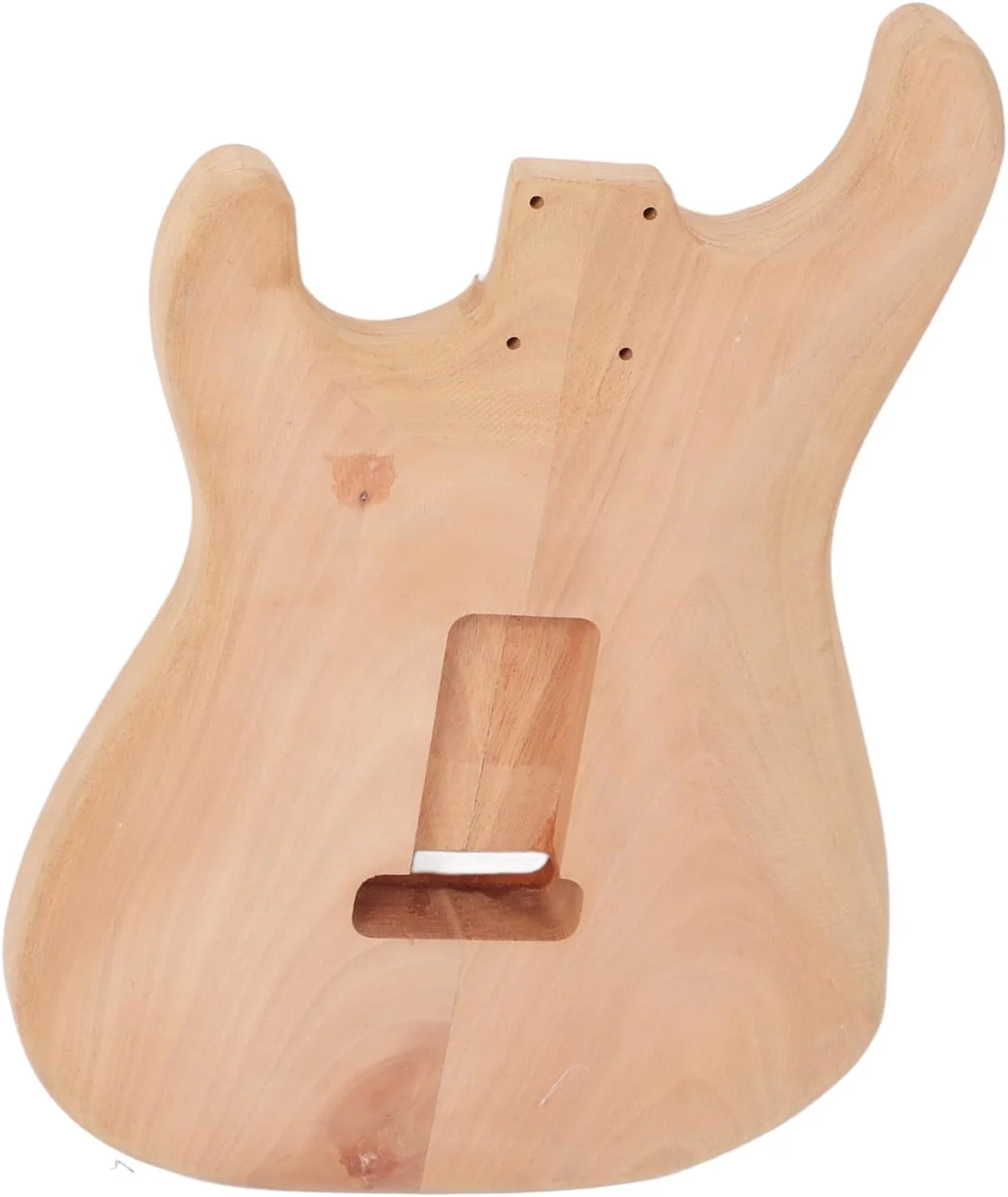 بدنه گیتار الکتریک DAUZ مدل بشکه ای، بدنه گیتار الکتریک ناتمام چوبی جایگزین، چوب ماهون با ظرافت برای نوازندگان گیتار (GSB09)