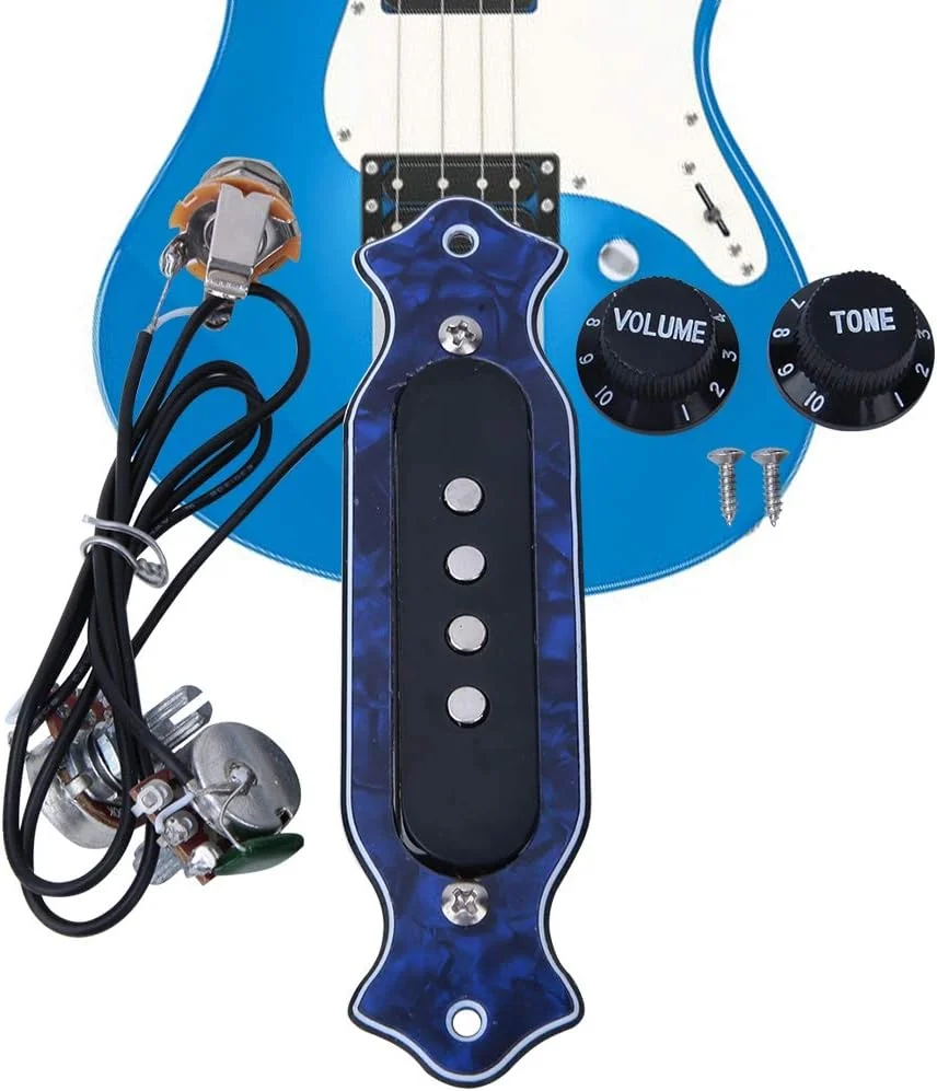 گیتار الکتریکی ABS، 6 سیم، بادوام و نفیس برای نوازندگان، ساز موسیقی، قطعه موسیقی گیتار (آبی) گیتار الکتریکی ABS، 6 سیم، بادوام و نفیس برای نوازندگان، ساز موسیقی، قطعه موسیقی گیتار (آبی)
