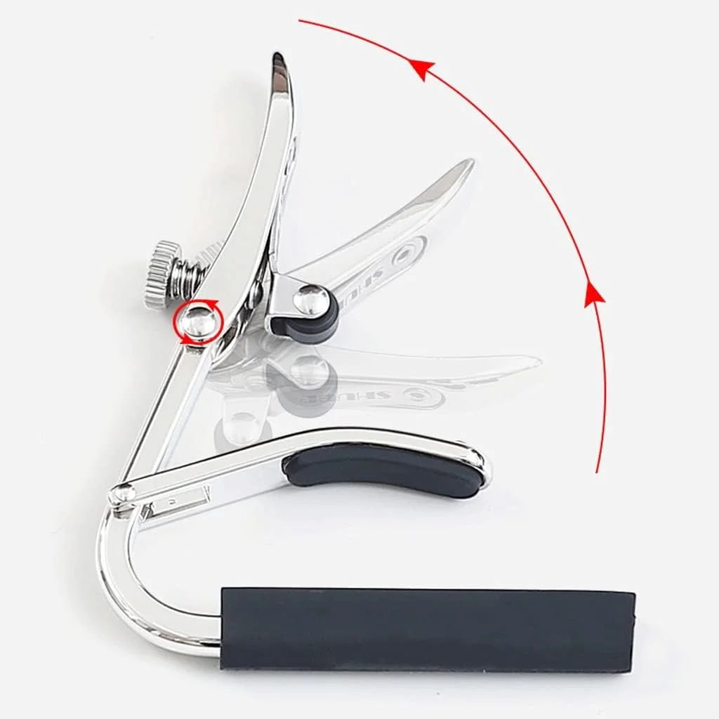 گیره گیتار آوازی ZXM مدل C1 مناسب گیتار کلاسیک، یوکللی و گیتار الکتریک (رنگ: E)