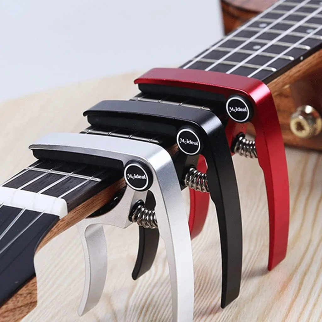 گیره تعویض سیم گیتار آکوستیک ZXM، مناسب برای گیتار الکتریک و کلاسیک، لوازم جانبی گیتار الکتریک (رنگ: مشکی)