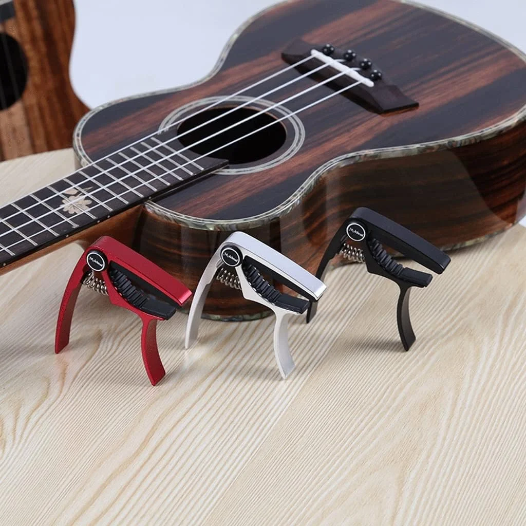 گیره تعویض سیم گیتار آکوستیک ZXM، مناسب برای گیتار الکتریک و کلاسیک، لوازم جانبی گیتار الکتریک (رنگ: مشکی)