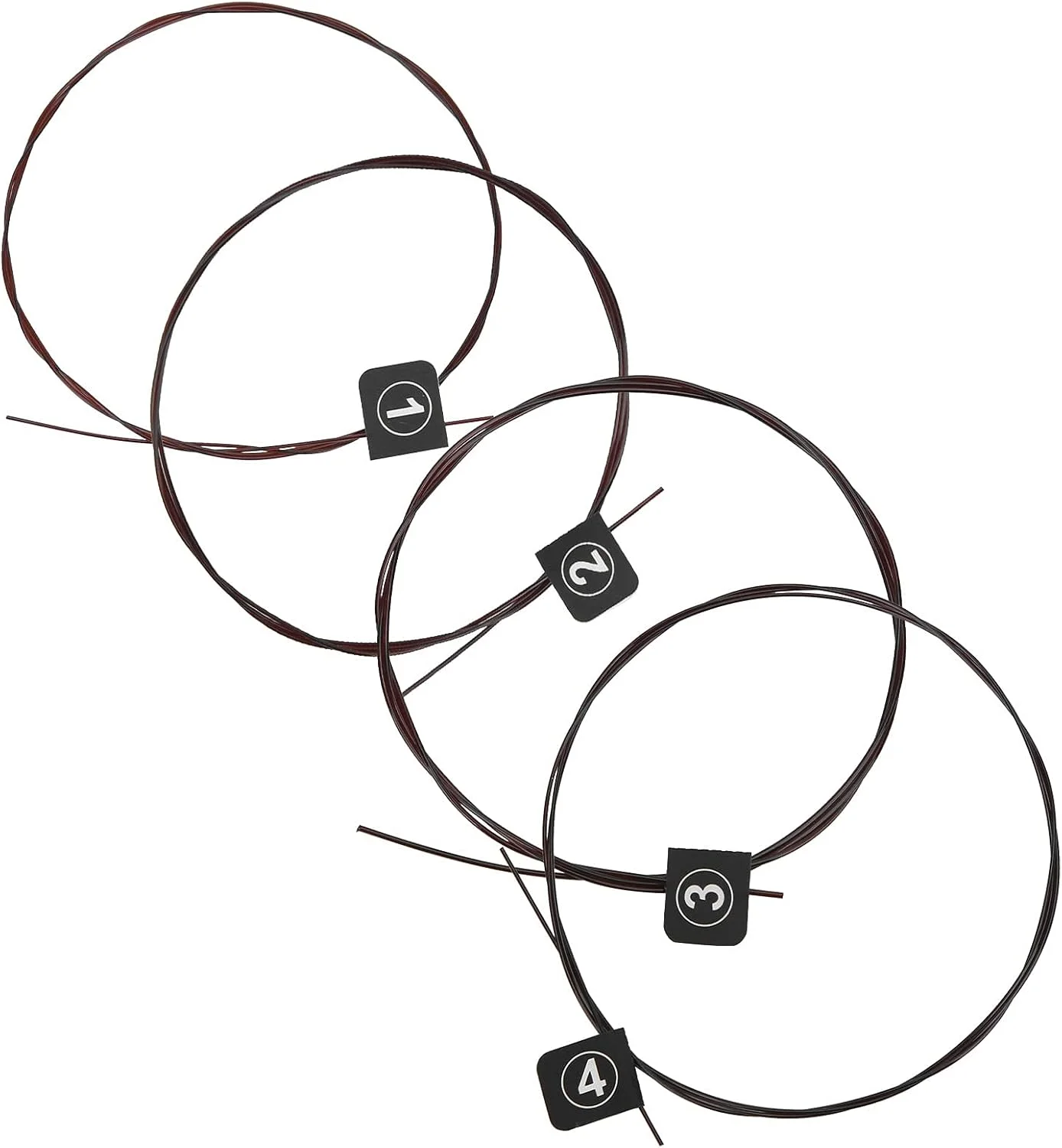 مجموعه سیم های فلوئوروکربن 3 رنگ جهانی، سیم های نرم گیتار یوکللی، 4 عدد جایگزین، برای نوازندگان سوپرانو/کنسرت/متوسط، TX-1/2/3 (TX-3)