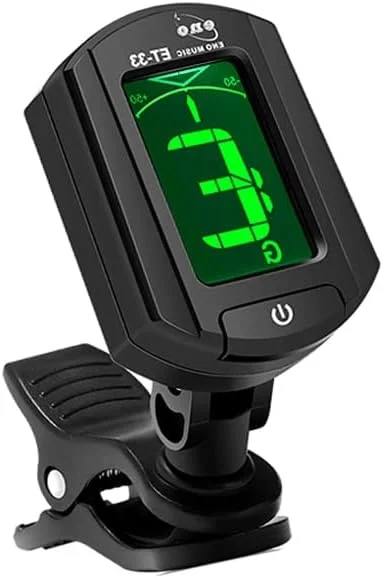 کوک کننده گیتار، یوکللی، ویولن، گوزنگ، ارهو، تیونر الکترونیکی اتوماتیک (مشکی)، ابزار و تست کننده های ویژه