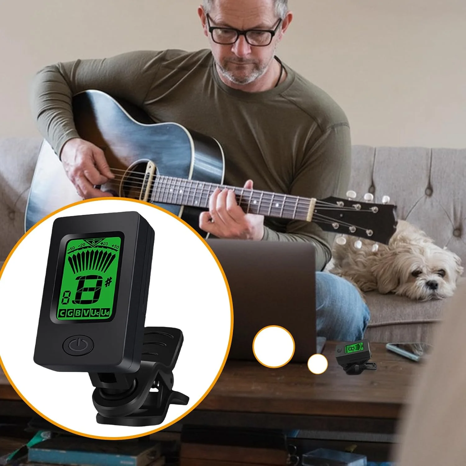 کوک کننده یوکللی، کوک کننده صفحه نمایش LCD برای گیتار الکتریک - ابزار موسیقی دیجیتال حرفه ای برای کوک کردن ویولن یوکللی باس استودیو کوک کننده یوکللی، کوک کننده صفحه نمایش LCD برای گیتار الکتریک - ابزار موسیقی دیجیتال حرفه ای برای کوک کردن ویولن یوکللی باس استودیو