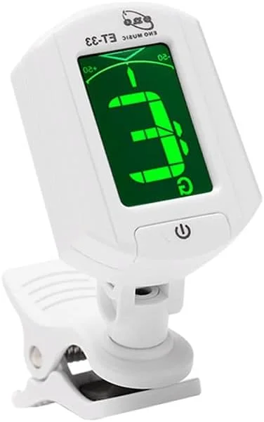 کوک کننده گیتار، یوکللی، ویولن، حرفه ای، گوزنگ، ارهو، کوک کننده الکترونیکی اتوماتیک (رنگ: سفید)