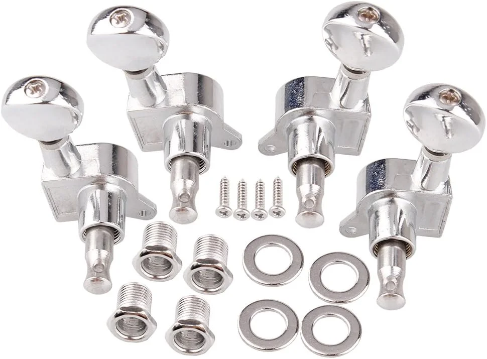 کوک‌های یوکللی ZIJIA 2R2L با دکمه‌های کرومی و پیچ‌های نصب